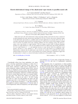 Electric-field-induced change of the alkali