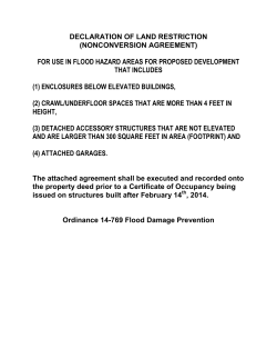 DECLARATION OF LAND RESTRICTION