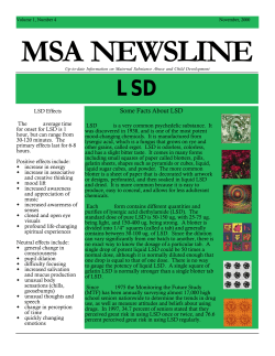 Some Facts About LSD - Emory Psychiatry