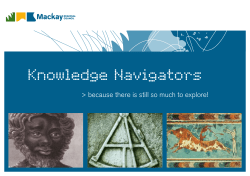 Knowledge Navigators - Mackay Regional Council