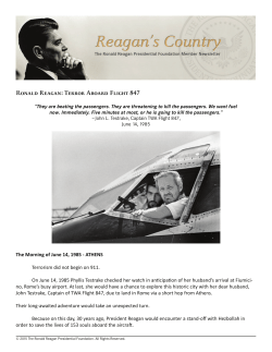 Ronald Reagan: Terror Aboard Flight 847