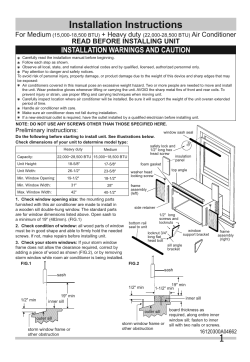 1 Installation Instructions