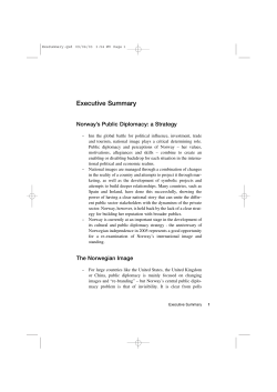 Norwegian Public Diplomacy