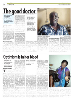 Optimism is in her blood