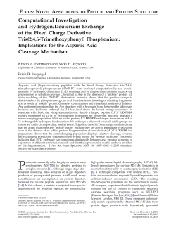 Computational investigation and hydrogen/deuterium exchange of