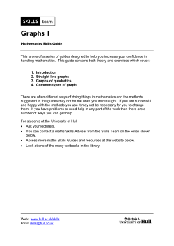 Graphs 1 - University of Hull
