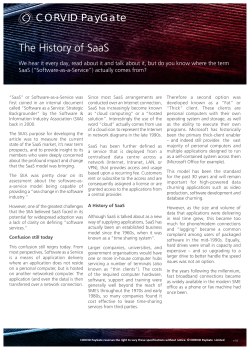 The History of SaaS