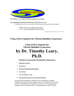 Using LSD to Imprint the Tibetan