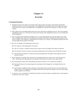 Chapter 11 WAVES