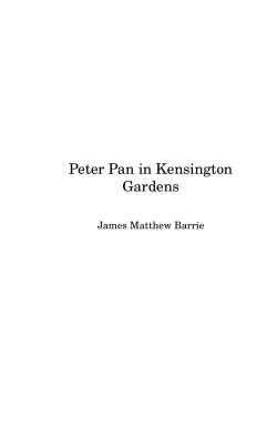 Peter Pan in Kensington Gardens