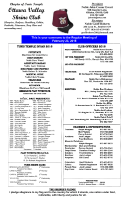 Ottawa Valley Shrine Club