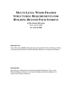 Multi-level wood-framed structures