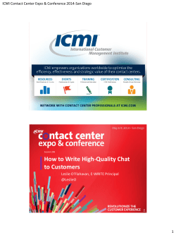 How to Write High-Quality Chat to Customers