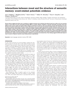 Interactions between mood and the structure of