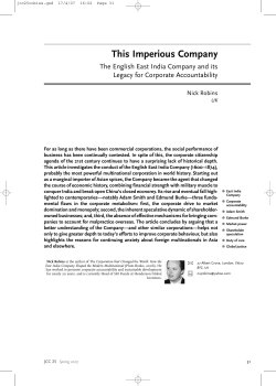 This Imperious Company