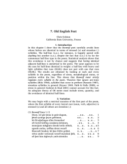 7. Old English Feet - Fresno State Email