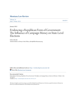 Evidencing a Republican Form of Government