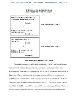 Rule - National Security Archive