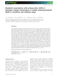 Metabolic associations with archaea drive shifts in