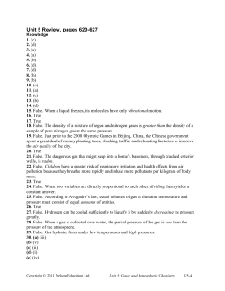 Unit 5 Review, pages 620-627