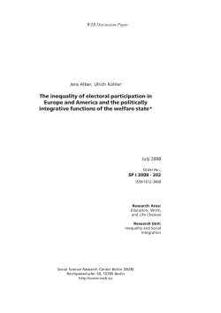 The inequality of electoral participation in Europe and America and