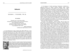 Editorial - Gestalt International Study Center