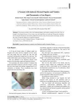 a Case Report - Acta Medica Iranica