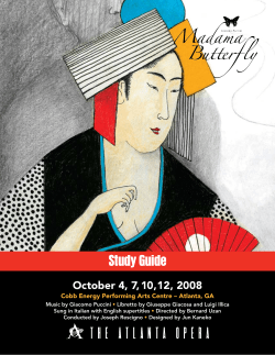 Study Guide - The Atlanta Opera