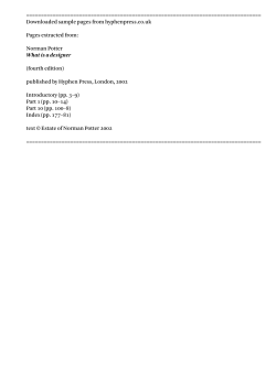 Norman Potter - Hyphen Press