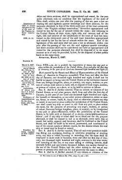 Act of March 2, 1807