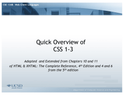 CSE 134B Web Client Languages