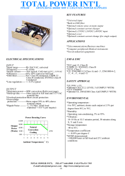 key features - Total Power International