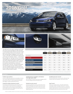 2016 Golf - Hunt Club Volkswagen