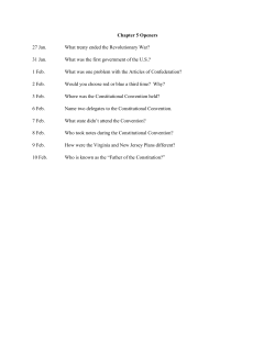 Chapter 5 Openers 27 Jan. What treaty ended the Revolutionary
