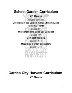 4th Grade - Garden City Harvest