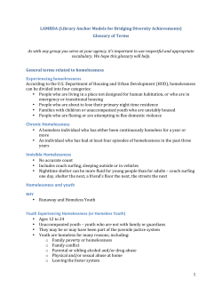 Glossary of terms