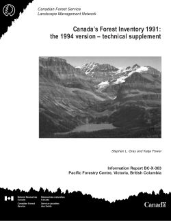 BC-X-363 temp - Forests - Ressources naturelles Canada