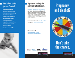 FAS0015 Pregnancy and alcohol? Don`t take the chance.