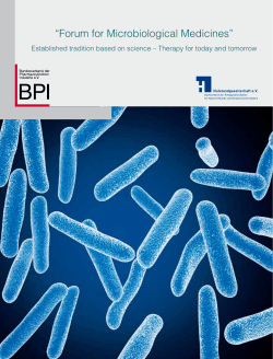 Forum for Microbiological Medicines
