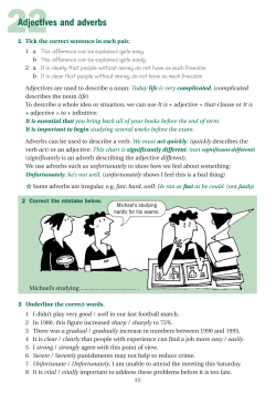 22Adjectives and adverbs