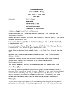 Syllabi - Juan Diego Academy
