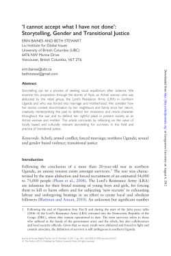 I cannot accept what I have not done