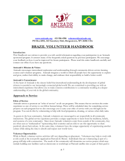 brazil volunteer handbook