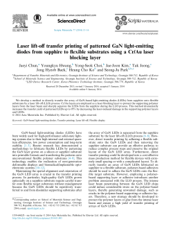 Laser lift-off transfer printing of patterned GaN light
