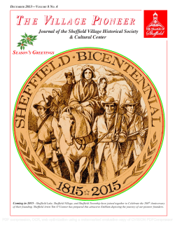 December 2013 - Sheffield Village