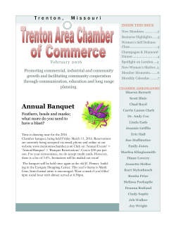 February 2016 - Trenton Chamber of Commerce