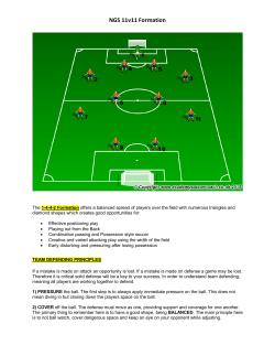 NGS 11v11 Formation