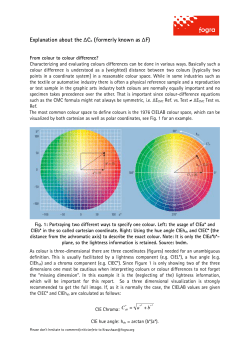 Ch (or ∆F or ∆Ec or ∆ab), the better metric to test colour casts of near