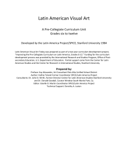 Latin American Visual Art - Stone Center for Latin American Studies