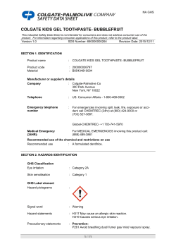 COLGATE KIDS GEL TOOTHPASTE